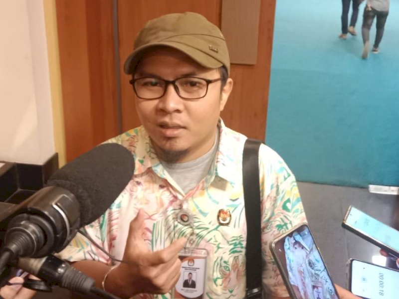 Komisioner KPU Kota Makassar, Abdi Goncing. @Jejakfakta/Samsir