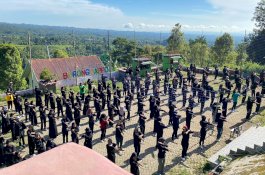 Dinkes Bulukumba Gelar Senam Bersama, Diikuti Ribuan Penyelenggara Pemilu