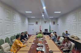 Bangun Sinergi Sukseskan Pemilu 2024, KPU Sulsel Temui Kakanwil