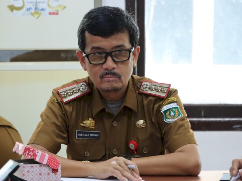 Rakor tim penanganan konflik sosial dipimpin langsung Sekretaris Daerah Kabupaten Pinrang A.Calo Kerrang, di ruang rapat Sekretaris Daerah Kabupaten Pinrang, Selasa (13/2/2024). @Jejakfakta/dok. Humas Pemkab Pinrang