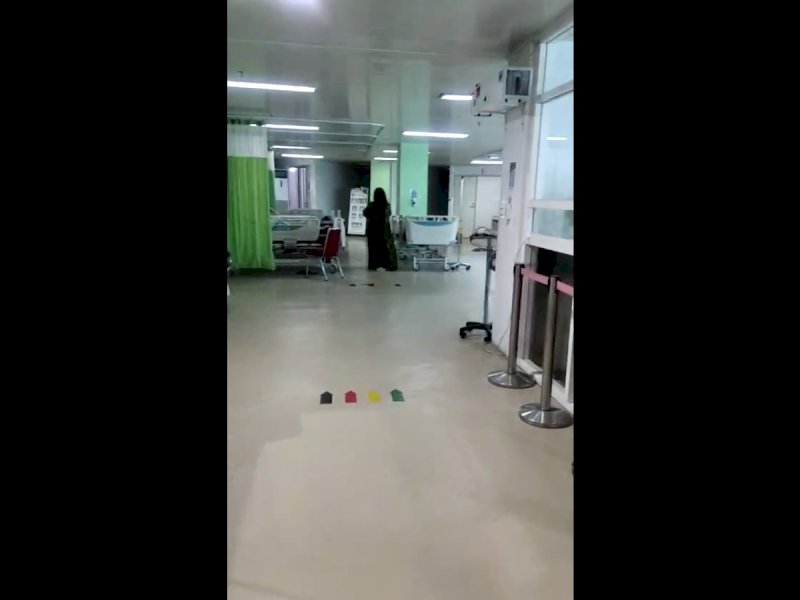 Pasien RSKD Dadi Makassar, bukan seorang caleg yang depresi akibat gagal Pemilu 2024. @Jejakfakta/tangkapan layar
