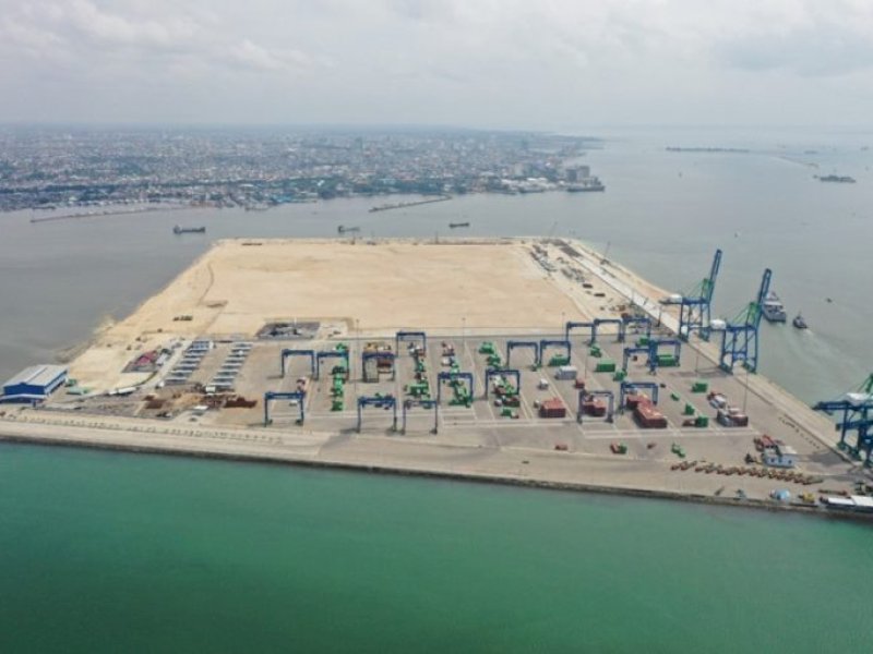 Pelahuhan Baru Makassar atau Makassar New Port (MNP), Maret 2021. (Dok. Pelindo IV).