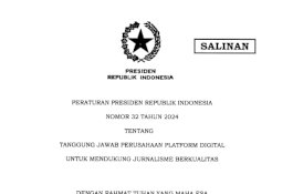 Isi Lengkap Perpres Publisher Rights, Baru Diteken Presiden Jokowi, Ingin Bantu Kelangsungan Perusahaan Media Digital