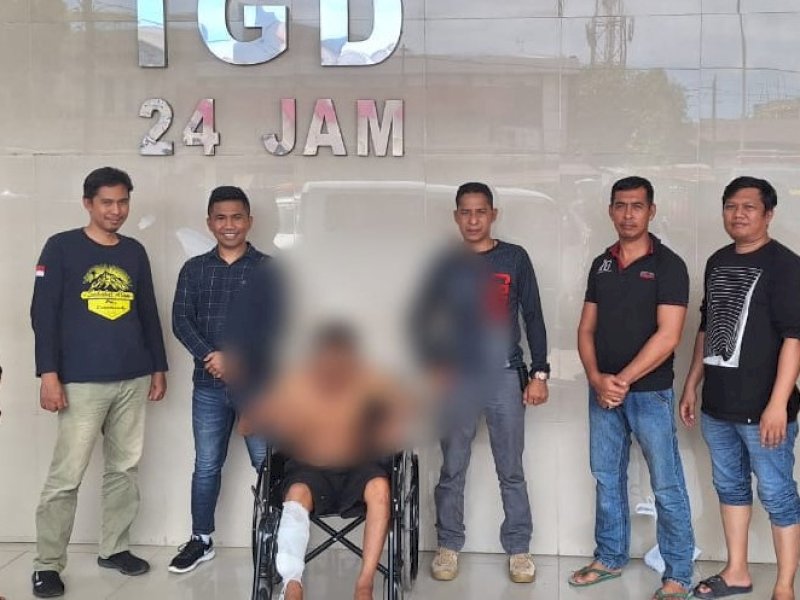 Terduga pelaku pencurian ternak yang meresahkan warga Kecamatan Manuju, Kabupaten Gowa, Sulawesi Selatan (Sulsel), ditangkap polisi. @Jejakfakta/dok. Humas Polres Gowa