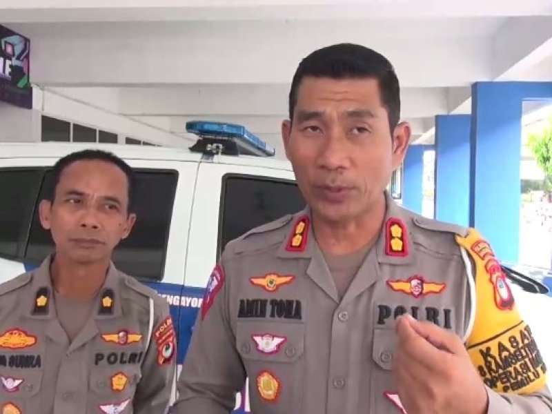 Kasatlantas Polrestabes Makassar AKBP Amin Toha. @Jejakfakta/dok. Ist.