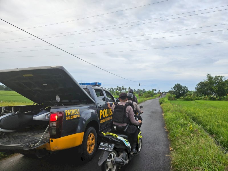Polisi mengamankan sejumlah kendaraan yang diduga melakukan aksi balap liar di Gowa, Rabu (13/3/2024). @Jejakfakta/dok. Ist.