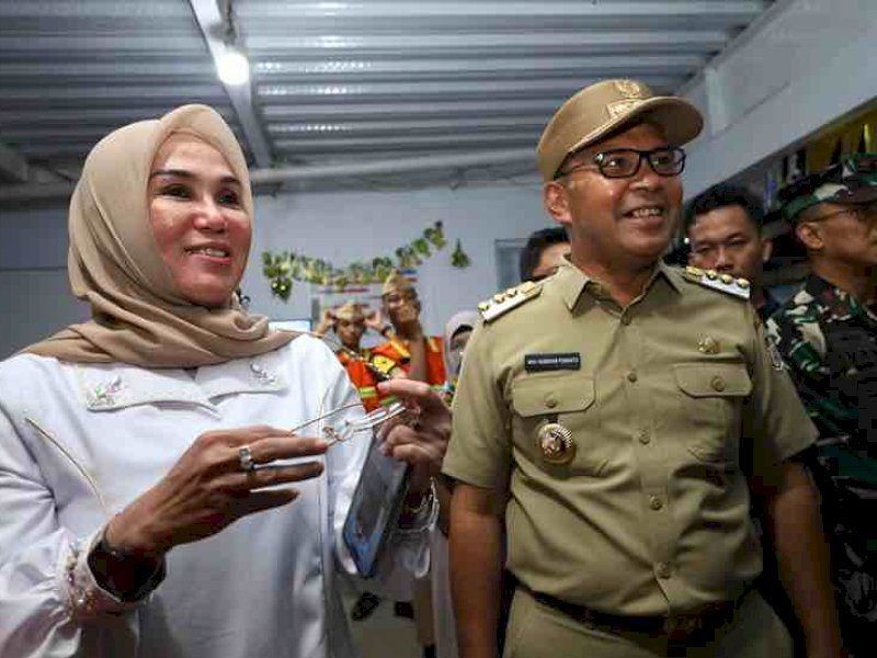 Wali Kota Makassar Moh Ramdhan Pomanto bersama Forkopimda Kota dan Sulsel turun mengecek Pos Pengamanan dan Pelayanan Terpadu Perayaan Hari Raya Idul Fitri 1445 H, Selasa (9/4/2024) malam. @Jejakfakta/Dok. Humas Pemkot Makassar