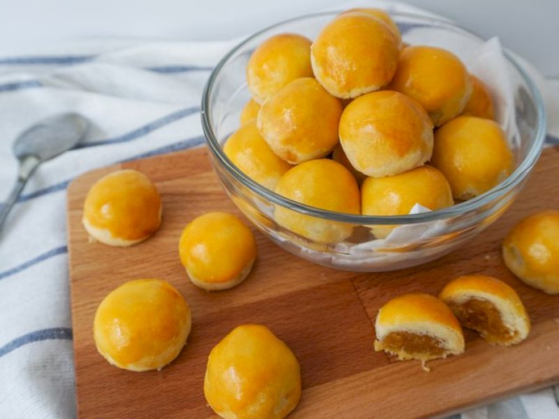 ilustrasi nastar.(SHUTTERSTOCK/Rizvisual)