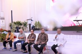 Walkot Danny Halal Bihalal Bareng Atlet se-Sulsel dan Ajak Nobar Timnas Indonesia Besok