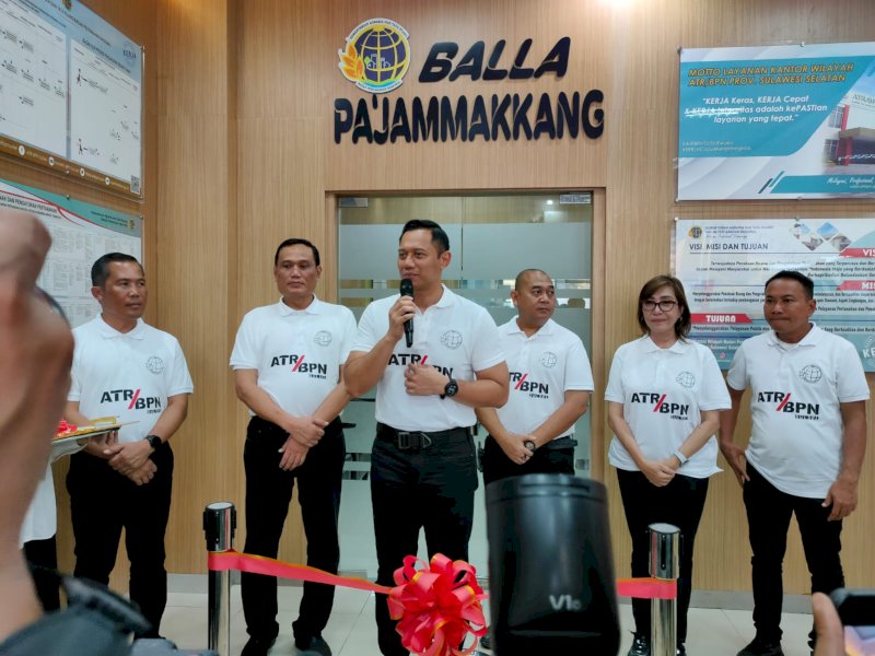 Menteri ATR/BPN, Agus Harimurti Yudhoyono (AHY). @Jejakfakta/Atri