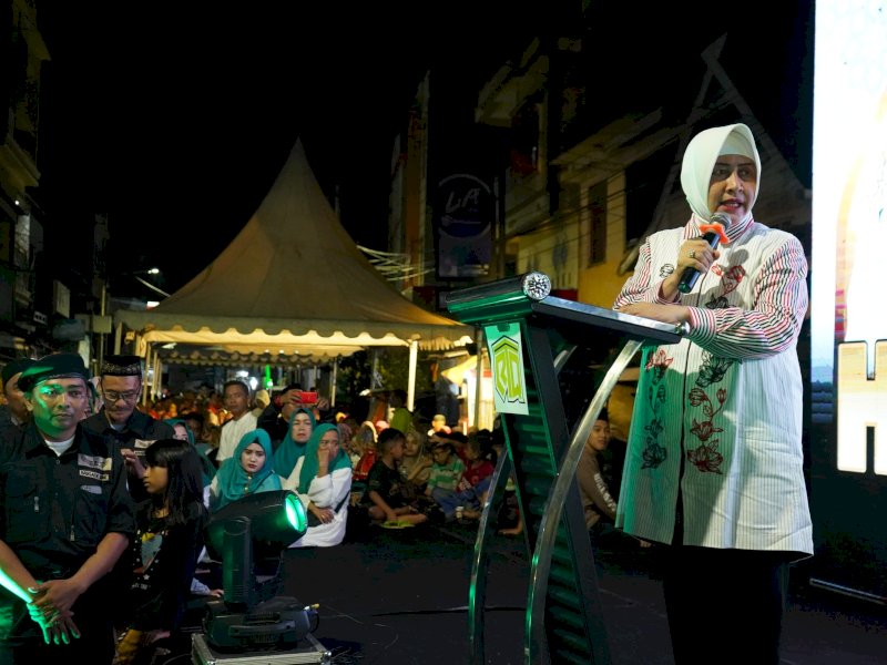 Indira Jusuf Ismail ikut maju bertarung pada Pilwakot Makassar 2024 mendatang. @Jejakfakta/dok. Humas Pemkot Makassar