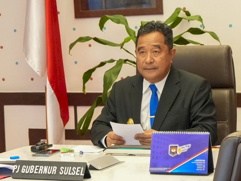 Jenjabat Gubernur Sulsel Bahtiar Baharuddin. @Jejakfakta/dok. Humas Pemprov Sulsel