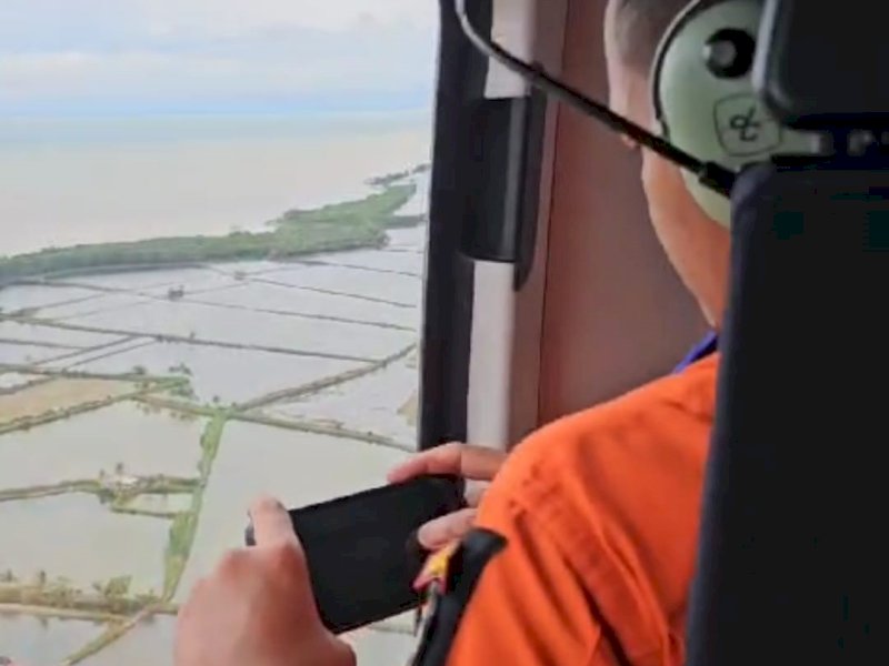 Pantauan udara menggunakan helikopter di kawasan yang terdampak banjir dan longsor di wilayah Luwu dan Wajo, Sabtu (4/5/2024) @Jejakfakta/dok. Humas Pemprov Sulsel