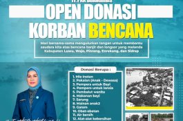 PKK Bulukumba Open Donasi Korban Bencana Banjir, PT Amaly Group Bantu 10 Ton Beras