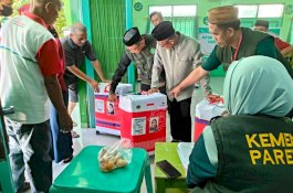 Sehari Jelang Keberangkatan, Koper Jemaah Haji Kota Parepare Dikumpulkan