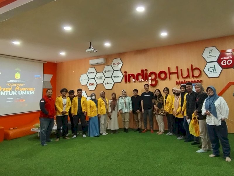 Program Studi Ilmu Komunikasi Universitas Pejuang Republik Indonesia (UPRI) menyelenggarakan Talkshow "Brand Awareness untuk UMKM" di Venue Indigohub Makassar, Jumat (31/5/2024). @Jejakfakta/dok. Ist.