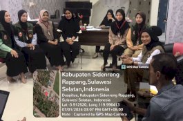 Dua Pasang Kembar Pantarlih Semarakkan Coklit Pilkada Sidrap