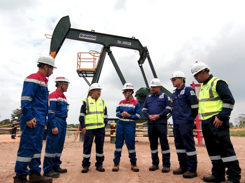 Wakil Presiden RI ke 10 dan 12, Jusuf Kalla (JK) saat kunjungan ke Pertamina Hulu Rokan di Kecamatan Duri Kabupaten Bengkalis, Provinsi Riau, Selasa (9/9/2024). @Jejakfakta/dok. Media JK