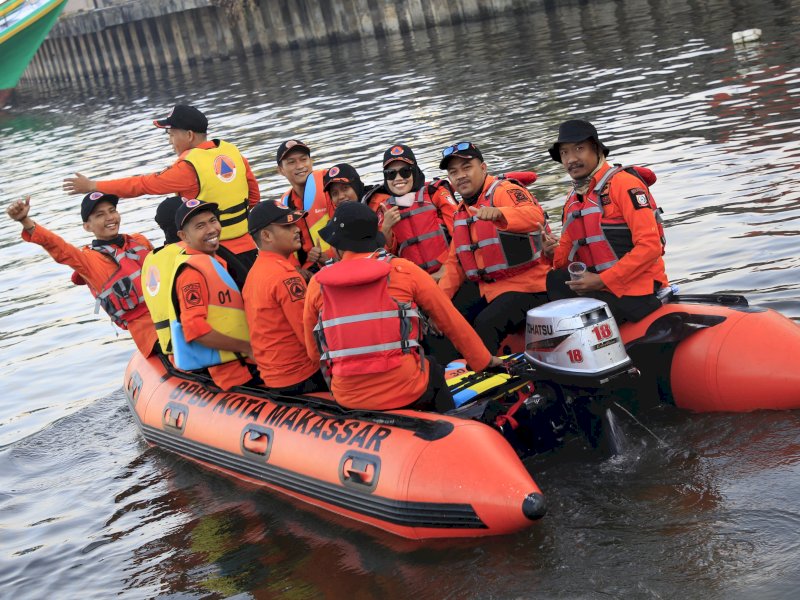 Ilustrasi. BPBD Makassar melakukan mitigasi risiko bencana. @Jejakfakta/dok. Humas Pemkot Makassar