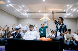 Andi Amar Resmi Mendaftar Sebagai Calon Ketua Umum HIPMI SULSEL