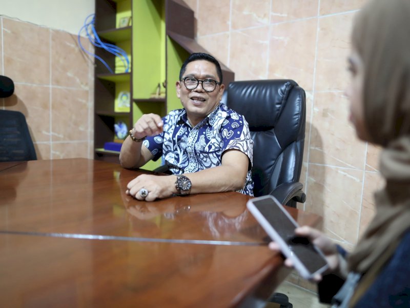 Kepala Dinas Pendidikan Kota Makassar, Muhyiddin. @Jejakfakta/dok. Humas Pemkot Makassar