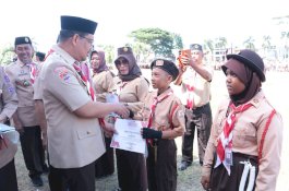 Edy Manaf Pimpin Apel Besar Gerakan Pramuka dalam Rangka Peringatan Hari Pramuka ke-63 Tahun 2024