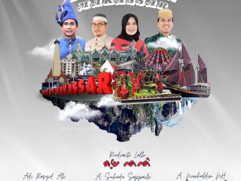 Pimpinan DPRD Kota Makassar, Senin 1 April 2024, menyampaikan ucapan selamat perayaan Hari Kebudayaan Kota Makassar yang ke-6 tahun.