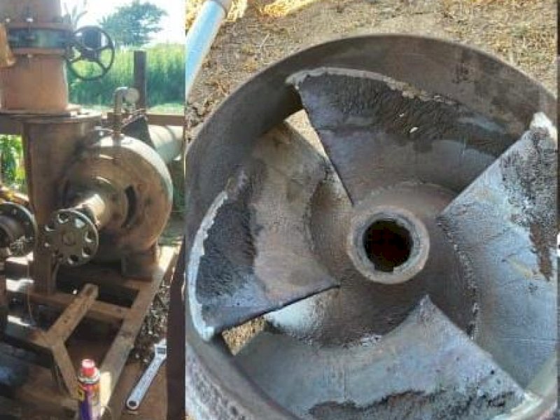 Impeller pompa suplesi dengan kapasitas 300 liter per second (LPS) milik Perumda Air Minum Makassar di Moncongloe, Kabupaten Maros, mengalami kerusakan. 