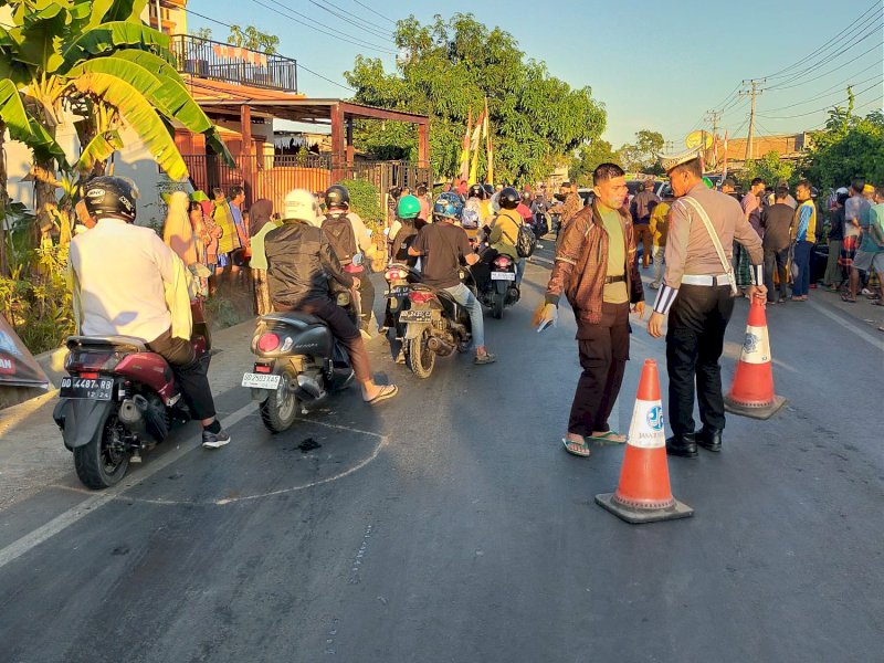 Ilustrasi. Kecelakaan lalu lintas di Kabupaten Gowa.