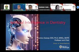 FKG Unhas Hadirkan Ahli Kecerdasan Buatan Prof Cortino Sukotjo Jadi Dosen Tamu