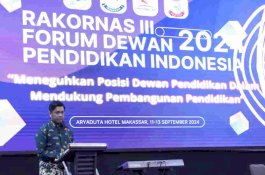 Pemkot Makassar Tawarkan Program 18 Revolusi Pendidikan di Rakornas III Forum Dewan Pendidikan Indonesia