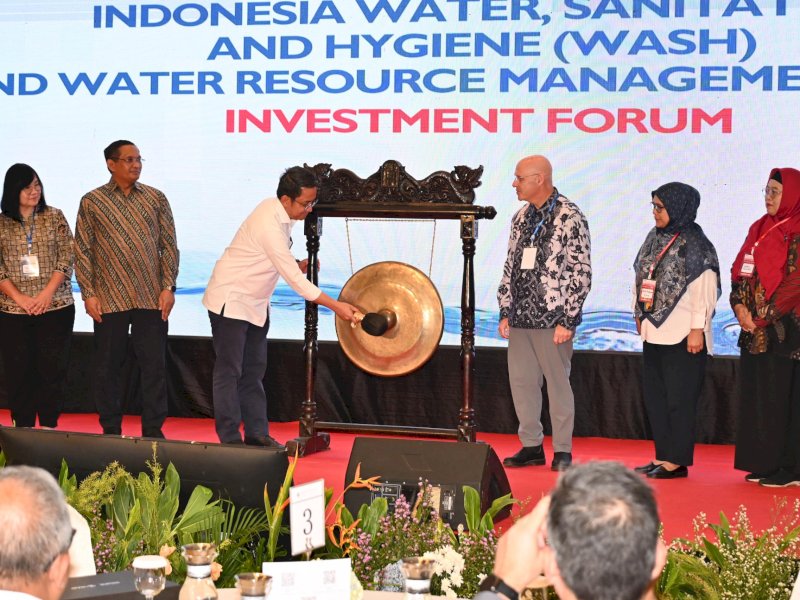 Kementerian PUPR bekerja sama dengan USAID dan Badan PPN/Bappenas gelar &ldquo;Forum Investasi Air Minum, Sanitasi, dan Pengelolaan Sumber Daya Air Tingkat Nasional&rdquo; di Hotel Pullman Jakarta Thamrin CBD, Selasa (17/9/2024). @Jejakfakta/dok. Istimewa 