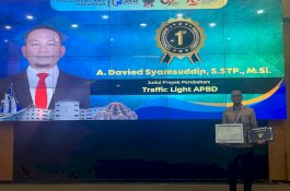 Melalui Inovasi Traffic Light APBD, Sekda Maros Raih Peringkat Pertama Ajang Pameran Implementasi Proyek Perubahan LATPIMNAS Tingkat II