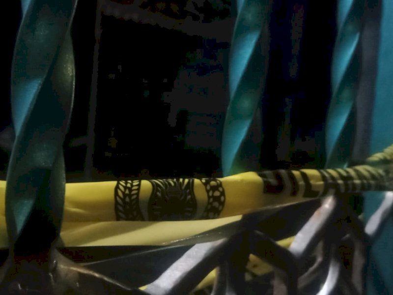 Ilustrasi. Garis polisi usai ledakan bom ikan  di Dusun Talohea, Desa Lolisang, Kecamatan Kajang, Bulukumba, pada Selasa (1/7/2025). 