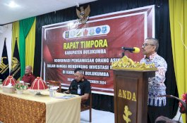Pjs Bupati Bulukumba Muhammad Rasyid Buka Rapat Timpora di Tanjung Bira