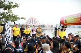 Danny Pomanto dan Kapolda Lepas Peserta Polwan Sulsel Run 2024