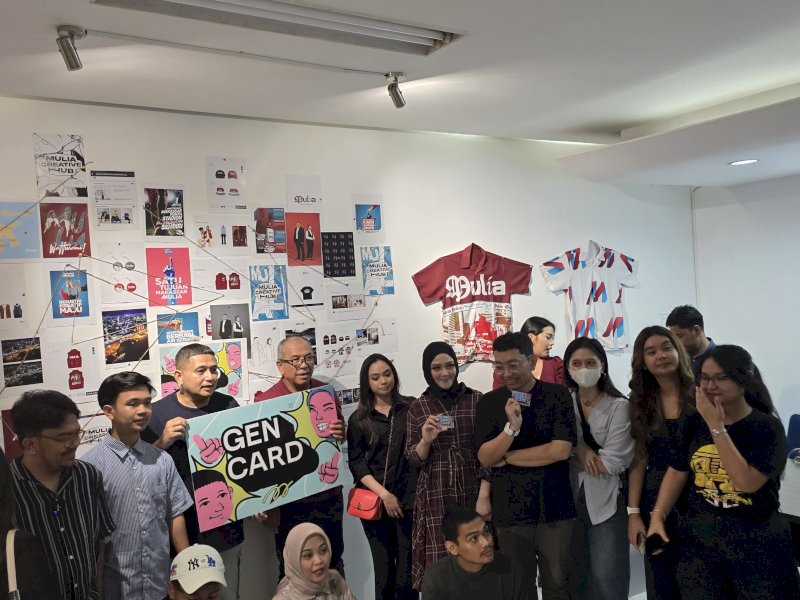 Calon Wali Kota Makassar Munafri Arifuddin (Appi) meresmikan MULIA Creative Hub, di Jalan Balaikota Makassar, Minggu (29/9/2024). Appi didampingi oleh Ketua Tim Pemenangannya, Ilham Arief Sirajuddin (IAS). @Jejakfakta/dok. Istimewa