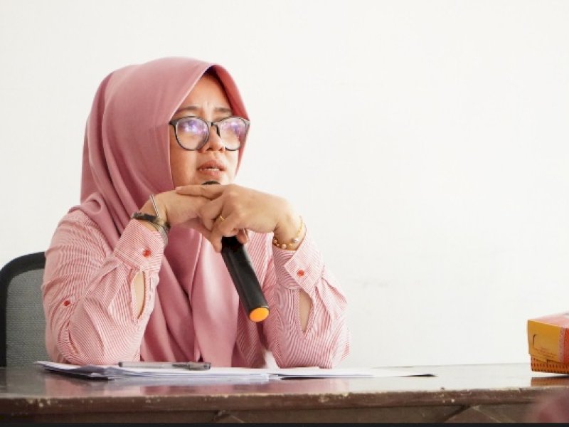 Ketua Bawaslu Takalar, Nellyati. @Jejakfakta/Istimewa