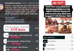 MULIA Tetap Perkasa, Polling Dilakukan di Instagram akun @info_kejadian_makassar dan @makassarinfoku