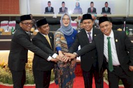 5 Pimpinan DPRD Sulsel Definitif Dilantik, Cicu: Pembentukan AKD Pekan Depan