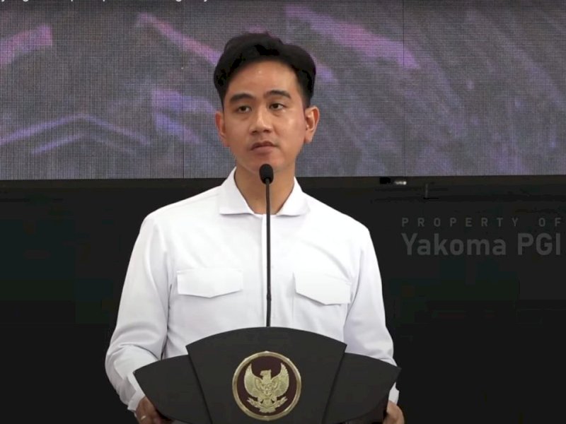 Wakil Presiden (Wapres) Gibran Rakabuming Raka, saat menutup Sidang Raya Ke-18 Persekutuan Gereja-Gereja di Indonesia (PGI), Rabu (13/11/2024). @Jejakfakta/dok PGI