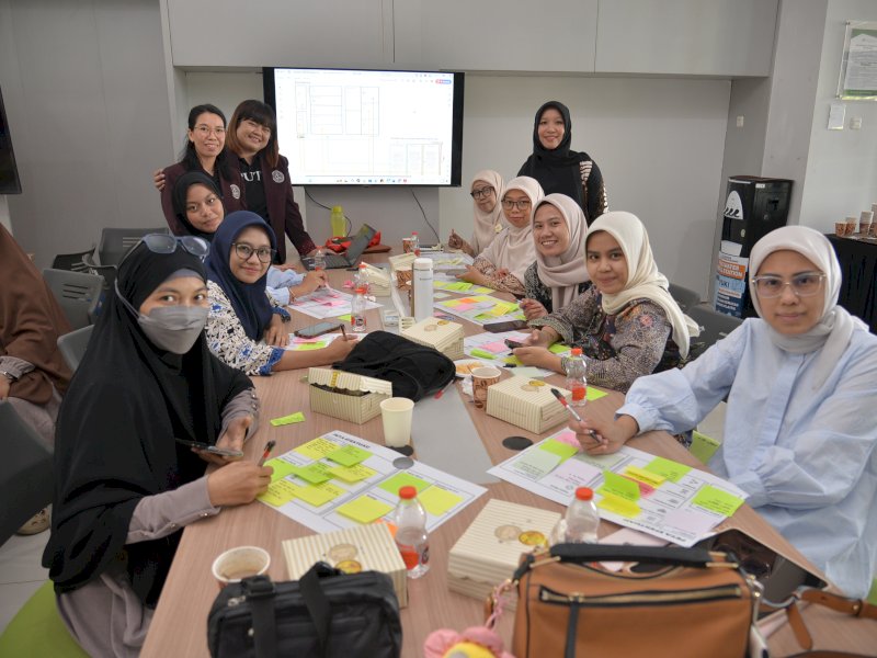 Workshop pengembangan bisnis untuk wirausaha perempuan bertajuk Start Your Dream yang diadakan Ruang Kolaborasi Perempuan bekerja sama dengan Universitas Ciputra Makassar. @Jejakfakta/dok. Istimewa