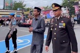 Ketua DPRD Makassar Rudianto Lallo Hadiri Upacara HUT 78 Bhayangkara di Mapolrestabes