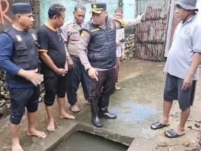 Lokasi drainase tempat bocah terjatuh dan terbawa arus di di Kampung Bontoa, Kelurahan Parangloe, Kecamatan Tamalanrea, Kota Makassar, Selasa (10/12/2024). @Jejakfakta/Istimewa