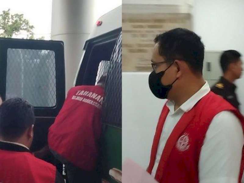 Ketua KONI Kota Makassar, Ahmad Susanto (kanan) bersama Kepala Sekretariat KONI, Ratno Nur Suryadi dan Sekretaris Umum KONI Makassar, Muhammad Taufik saat digiring ke mobil tahanan oleh tim Kejari Makassar untuk ditahan, Senin (9/12/2024). @dok. Emba/Tribun Timur

Artikel ini telah tayang di Tribun-Timur.com dengan judul Pengacara Ketua KONI Makassar: Kami Hormati Proses Hukum, https://makassar.tribunnews.com/2024/12/09/pengacara-ketua-koni-makassar-kami-hormati-proses-hukum.
Penulis: Muslimi