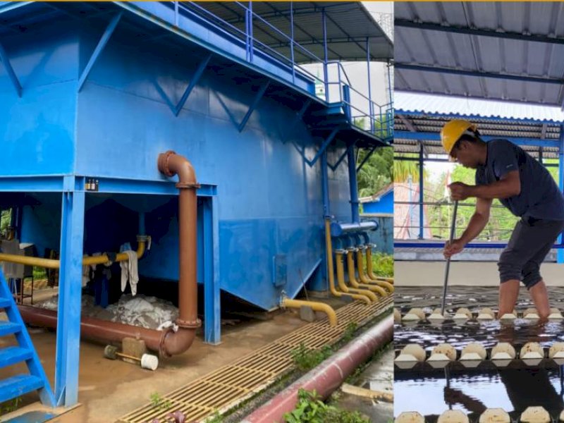 IPA 3 PDAM Makassar di Antang, Manggala Kota Makassar.