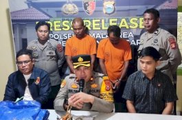Polisi Ringkus Dua Pelaku Pencurian Ternak Sapi di Makassar