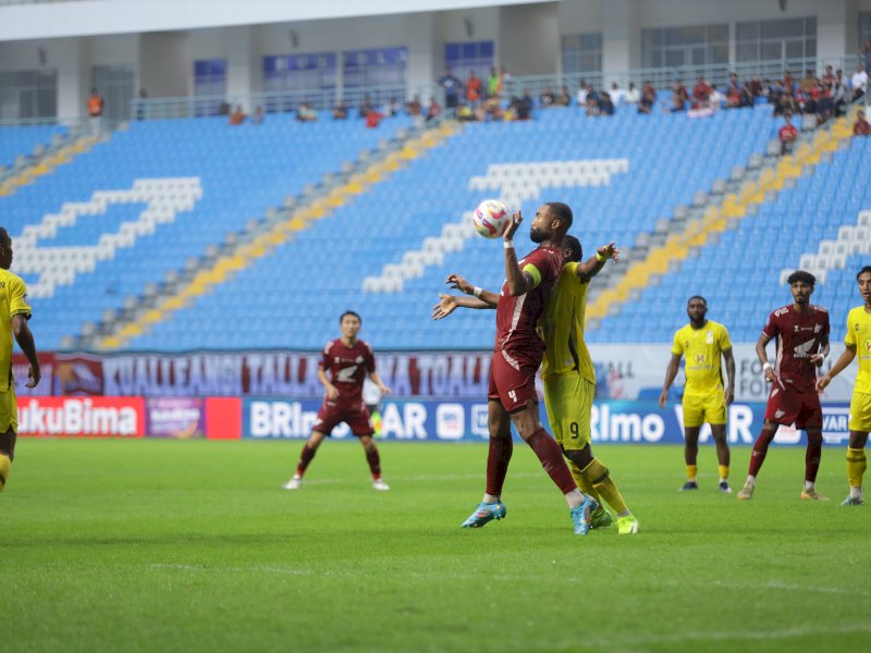  PSM Makassar berhasil meraih kemenangan 3-2 atas Barito Putera pada pekan ke-16 Liga 1 2024-2025 di Stadion Batakan, Balikpapan, pada Minggu sore (22/12/2024). @Jejakfakta/dok. PSM
