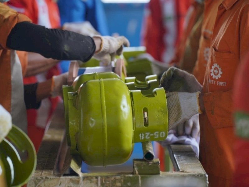 PT Pertamina Patra Niaga Regional Sulawesi memastikan ketersediaan pasokan LPG 3 Kg subsidi di wilayah Sulselbar, terutama di Tana Toraja dan Toraja Utara, dalam kondisi aman. @Jejakfakta/Istimewa
