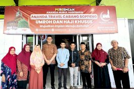 Travel Ananda Nurul Haramain Resmi Berkantor di Soppeng, Musriadi: Hati-Hati Visa Haji Ziarah dan Amil